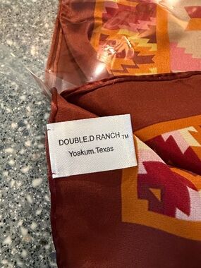 Double D Ranch Multi-Colored Scarf New